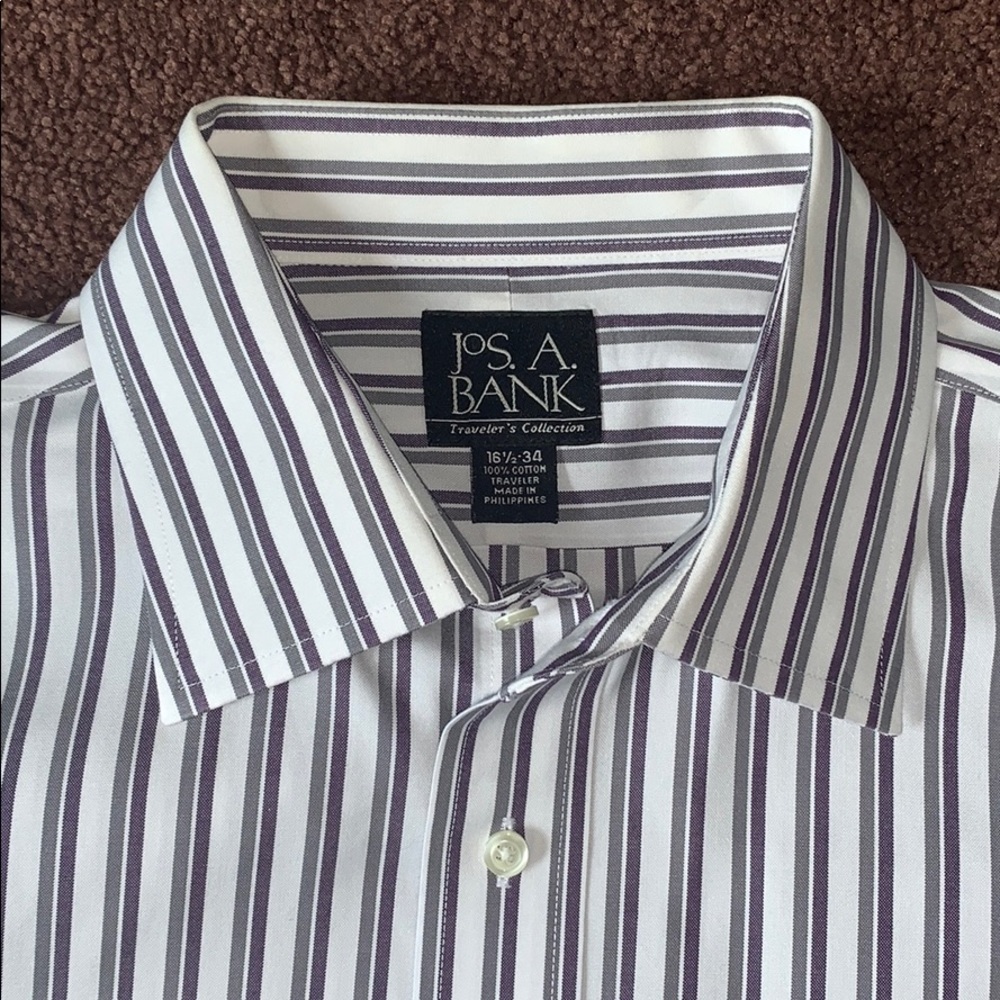 Almost New Jos. A. Bank Button Down, 16 1/2 - 34